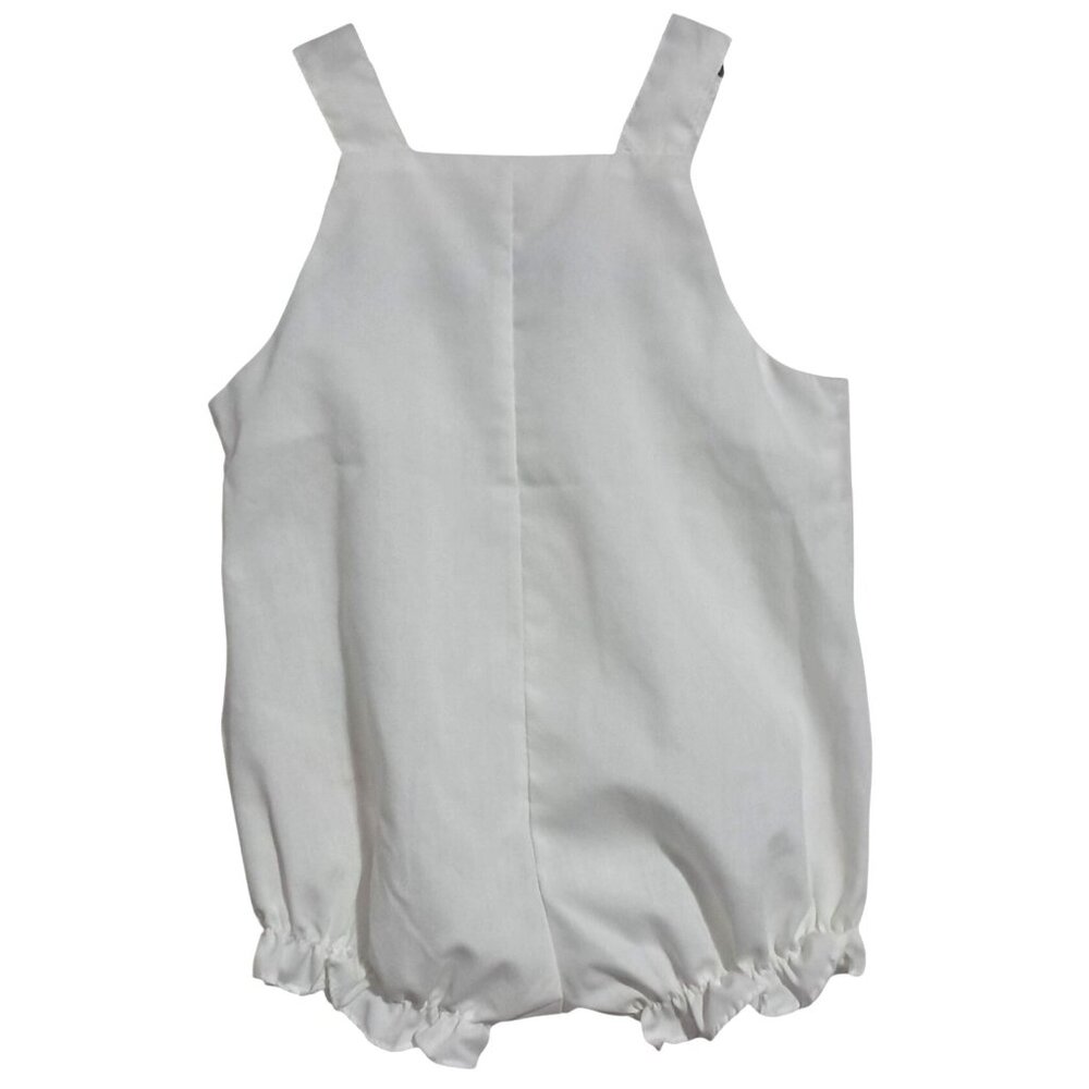 Vintage Healthtex Baby Girls White Romper With Strawberry Embroidery  12 Months - Picture 4 of 8